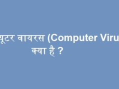 कंप्यूटर वायरस (Computer Virus ) क्या है ? कंप्यूटर वायरस (Computer Virus ) क्या है