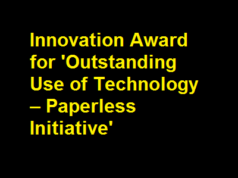 ITFC Wins Innovation Award for ‘Outstanding Use of Technology – Paperless Initiative’ ITFC Wins Innovation Award for 'Outstanding Use of Technology Paperless Initiative