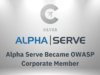 Alpha Serve Became OWASP Corporate Member Alpha Serve Became OWASP Corporate Member