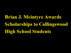 Brian J. Mcintyre Awards Scholarships to Collingswood High School Students Brian J. Mcintyre Awards Scholarships to Collingswood High School Students