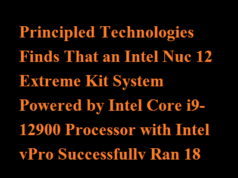 Principled Technologies Finds That an Intel Nuc 12 Extreme Kit System Powered by Intel Core i9-12900 Processor with Intel vPro Successfully Ran 18 Demanding Apps Principled Technologies Finds That an Intel Nuc 12 Extreme Kit System Powered by Intel Core i9-12900 Processor with Intel vPro Successfully Ran 18 Demanding Apps