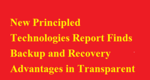 New Principled Technologies Report Finds Backup and Recovery Advantages in Transparent Snapshots with Dell PowerProtect Data Manager New Principled Technologies Report Finds Backup and Recovery Advantages in Transparent Snapshots with Dell PowerProtect Data Manager