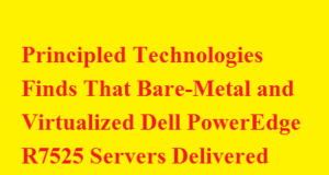 Principled Technologies Finds That Bare-Metal and Virtualized Dell PowerEdge R7525 Servers Delivered Nearly the Same Performance for an Inference Workload Principled Technologies Finds That Bare-Metal and Virtualized Dell PowerEdge R7525 Servers Delivered Nearly the Same Performance for an Inference Workload
